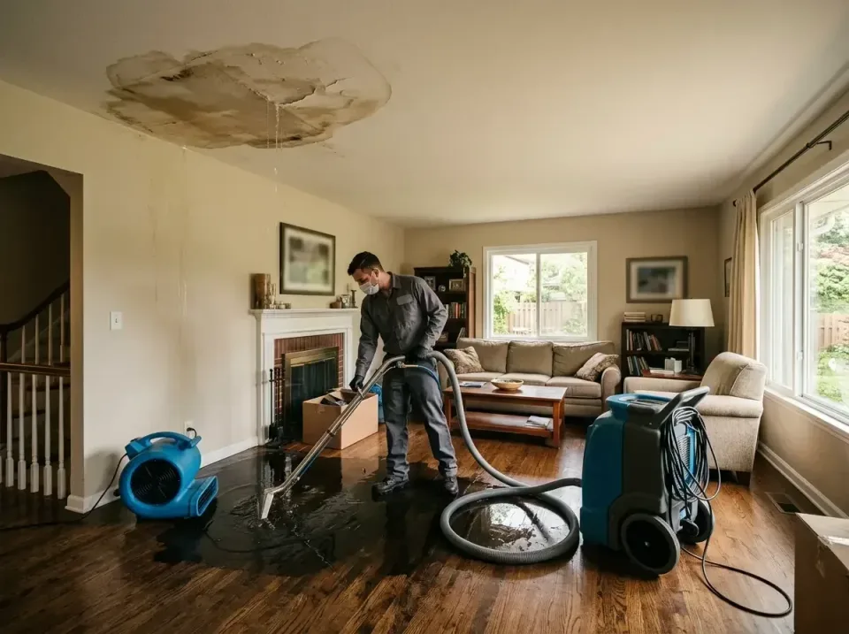 attic-pipe-burst-ceiling-drip-008 — frequently asked questions, Water Damage Restoration & Carpet Care in Lynden, WA